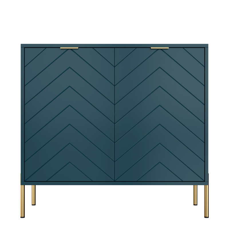 Rupena 31.5" W 2-Door Accent Cabinet, Green