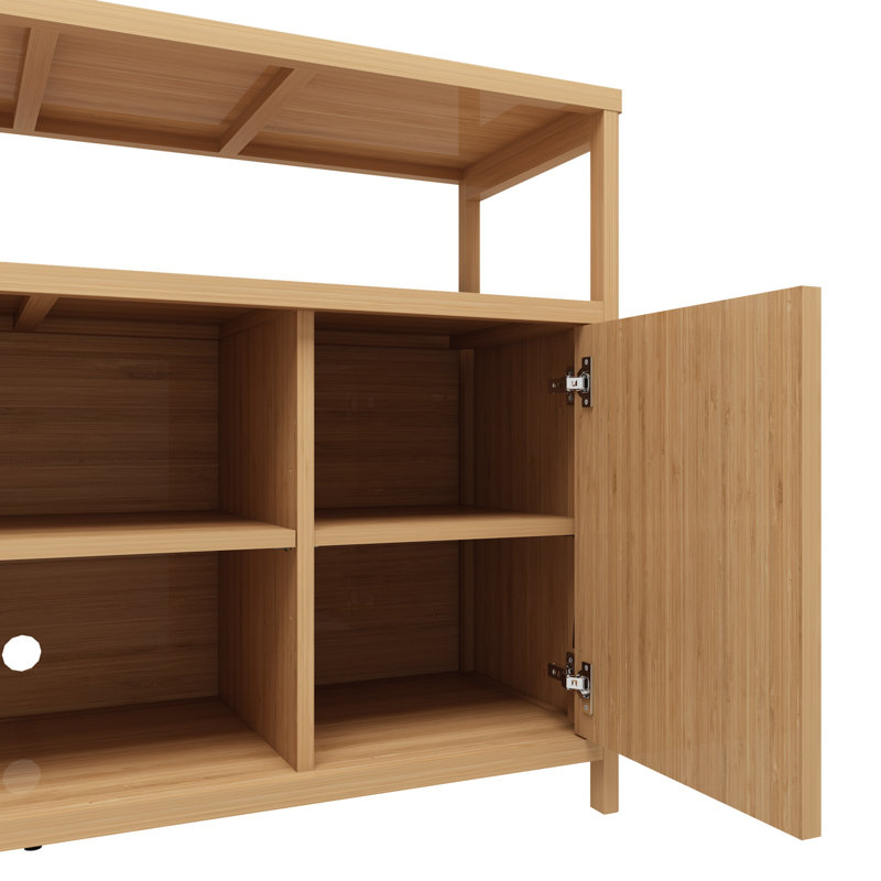 Bamboo sideboard with storage