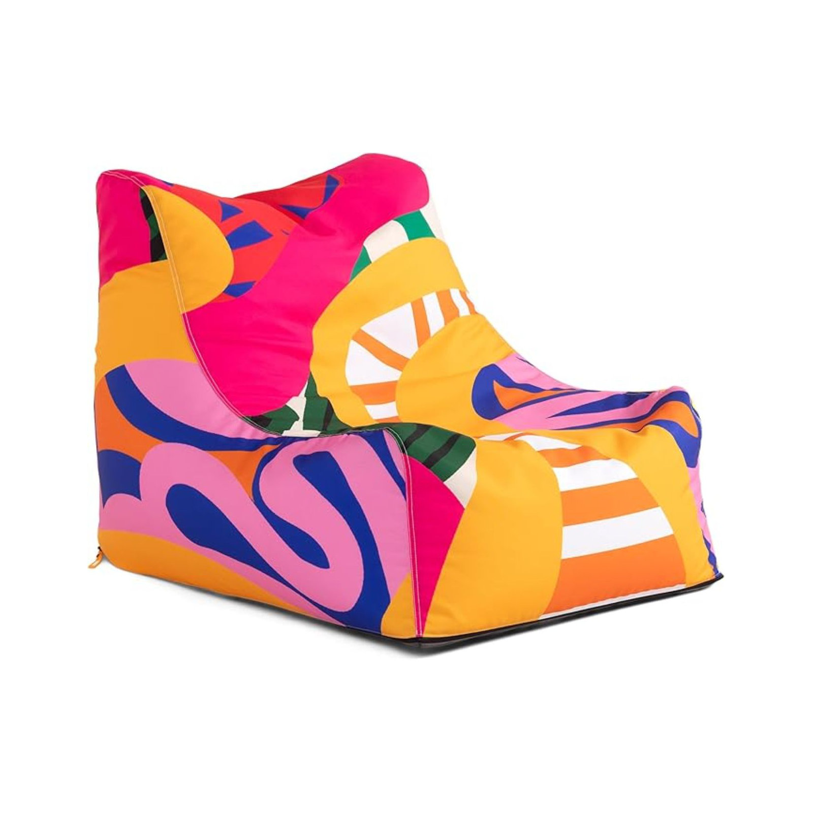 Ponce Outdoor Medium Bean Bag Chair, Zuri Sunbrella