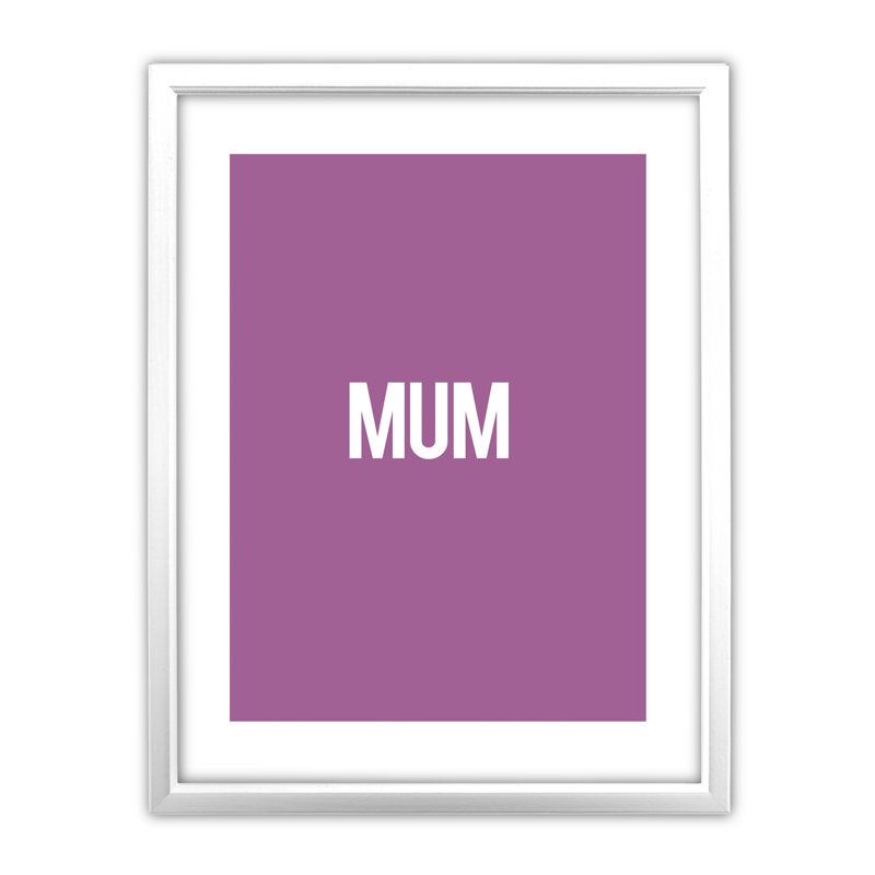 Single Picture Frame Print, White