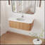 Meuble-lavabo mural 42 po avec comptoir en marbre artificiel Carrara, lavabo en céramique et tiroir spacieux pour une élégance moderne Arcora-1575240546-1575240549