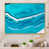 Toile naturelle avec cadre flottant
