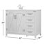 Ensemble de meuble-lavabo simple 42 po Slayton-357530576