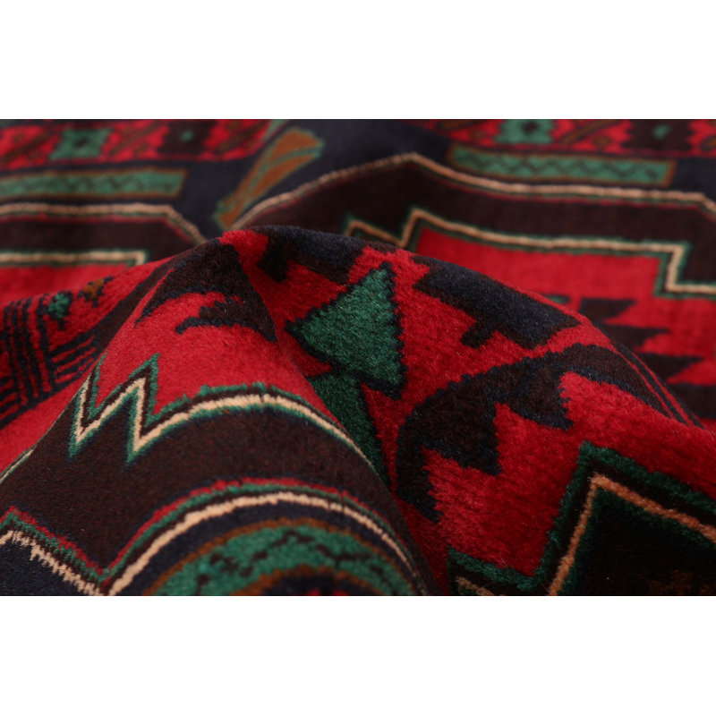 Teimani Red Rug 3'7" x 6'10"