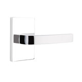 Breslin Flat Privacy (Bed & Bath) Door Lever with Rectangle Rosette
