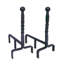 Andirons de bout ball Davie