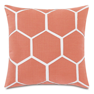 Tamaya Geometric Outdoor Reversible Throw Pillow