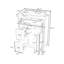 Meuble-lavabo avec lavabo, tiroirs et tablette réglable-1357153430