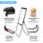 36" x 24" Freestanding Whiteboard Double Side Mobile Magnetic Dry Erase Board