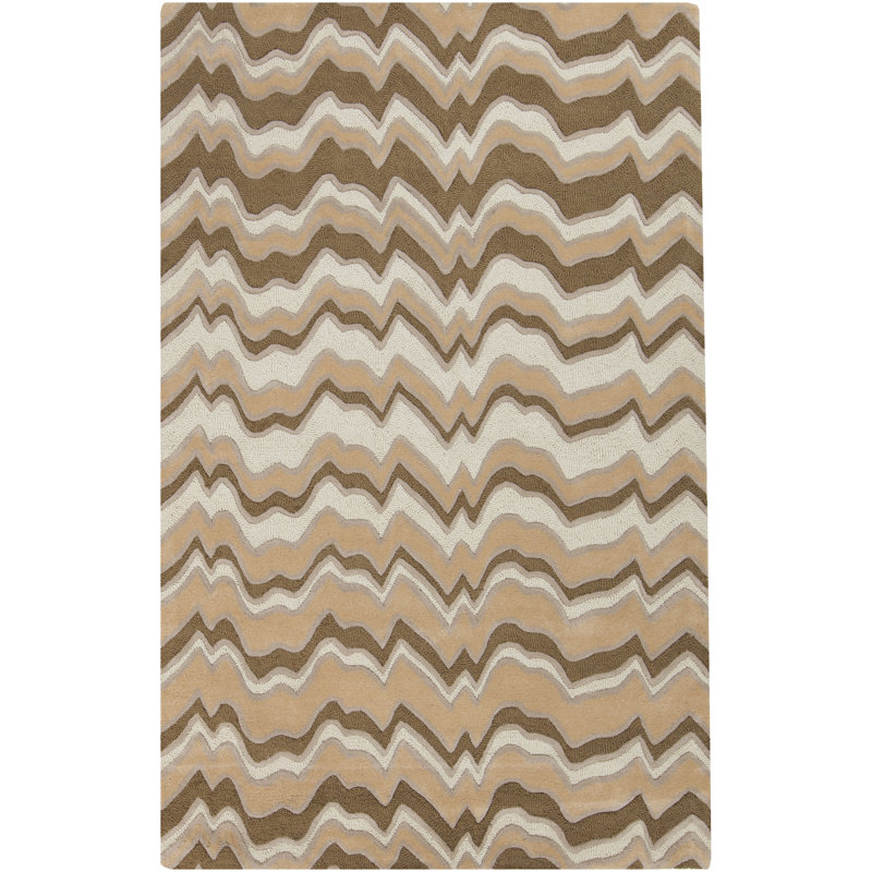 Wool Chevron Indoor Rug, Rectangle 9' x 13'