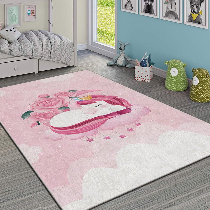 Tapis luxueux, 100% polyester, 70,9 po x 110,2 po | Éponge stratifiée anti-dérapante 740 g / m² pour le confort | Antibactérien, facile à nettoyer, lavable à la machine | Parfait pour le salon et la chambre à coucher