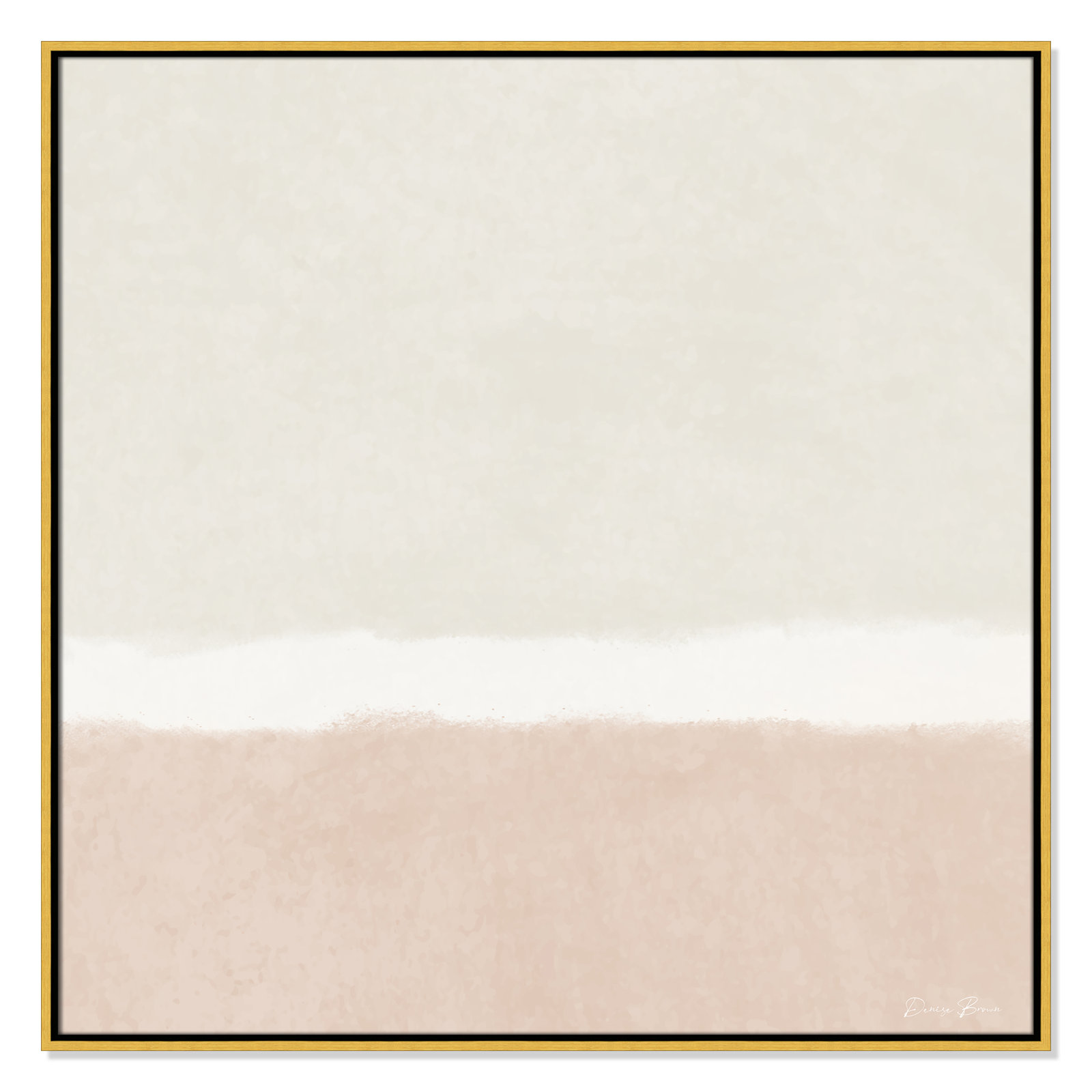Willadeene "Slate I" Print, 37.5" H x 37.5" W, Gold Framed