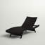 Chaise longue inclinable en osier Blaise-502065838