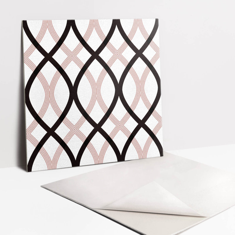 Audey 30 x 30 cm PVC Tile in Pink