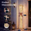 Phare doré de 5 pi avec 110 lumières DEL blanc chaud, décoration classique de Noël à brancher-1044613807