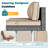 4-Person Outdoor Patio Set Seating Group with Cushions-328451600-328451615
