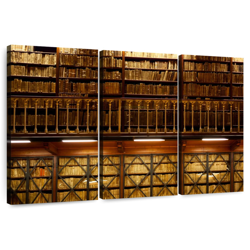 Library, 42" H x 65" W