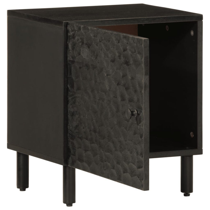 Armoire de chevet vidaXL, Noir