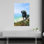 Art contemporain Palmier abstrait serein, art côtier