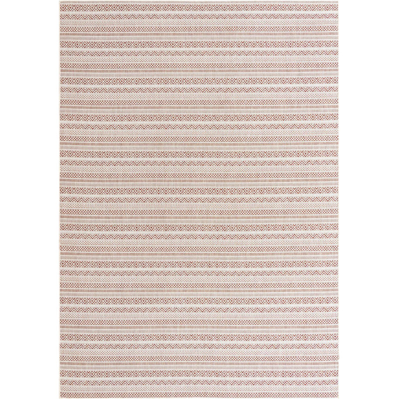 Indoor/Outdoor Glimmer Area Rug Brick Color, Rectangle 7' x 10'