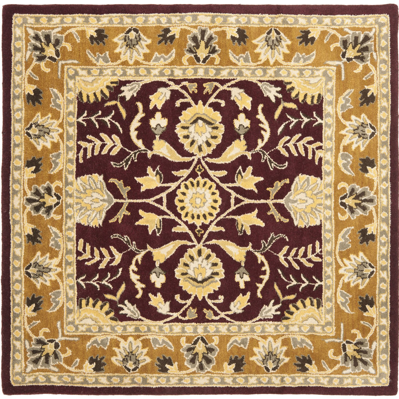 Gorham Hand Tufted Wool Oriental Rug, Square 6'