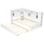 Lit de jour en bois avec tablettes de rangement-2077277506