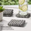  Sous-verres en laine MODWOOL (ensemble de 4, gris clair)-2041837605
