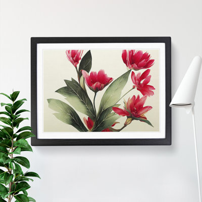 Awesome Watercolour Flowers - Framed Print