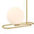 Sangavi 1 - Light Brushed Gold Pendant