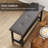 Dining Table Set for 4 with Upholstered Benches – Kitchen Dining Room Table with Storage Drawers & Wine Rack, Ideal for Small Spaces-1316340328