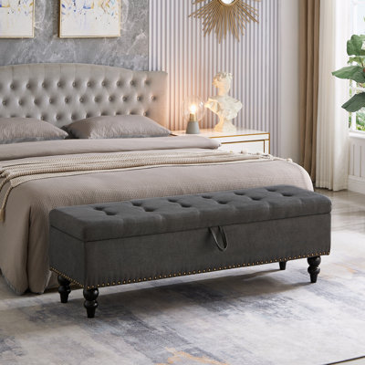 Dhanveer Upholstered Storage Bench