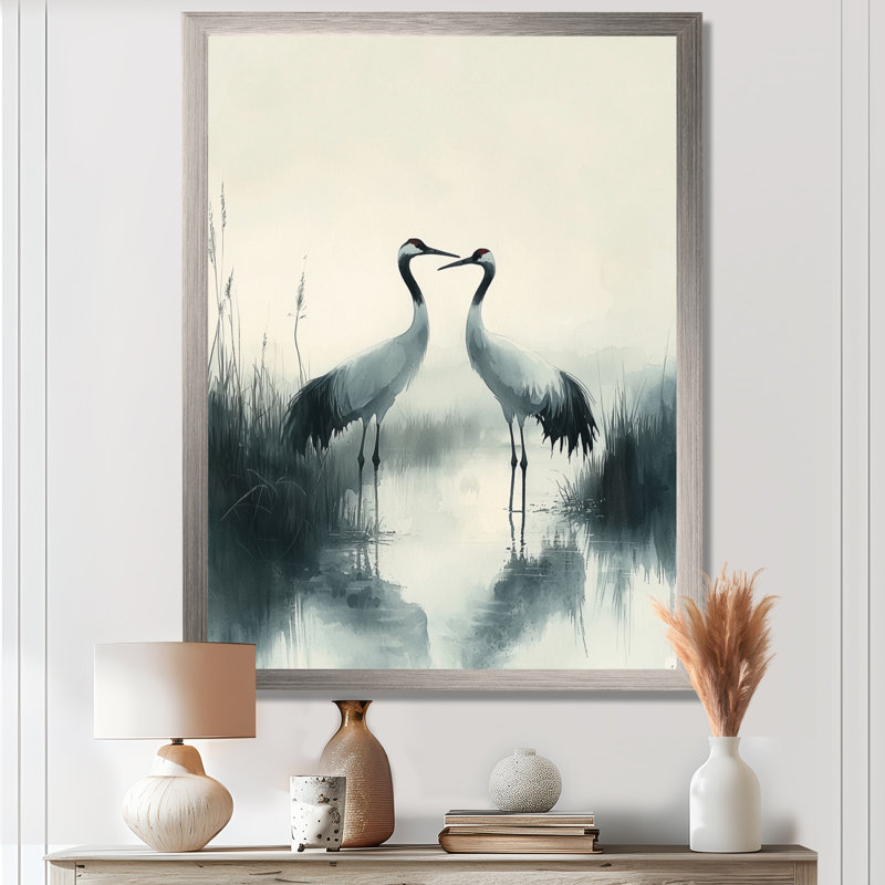 Kucharski - Décoration murale animaux, Argent, H 44 po x l 34 po, Reproduction encadrée d'une seule photo