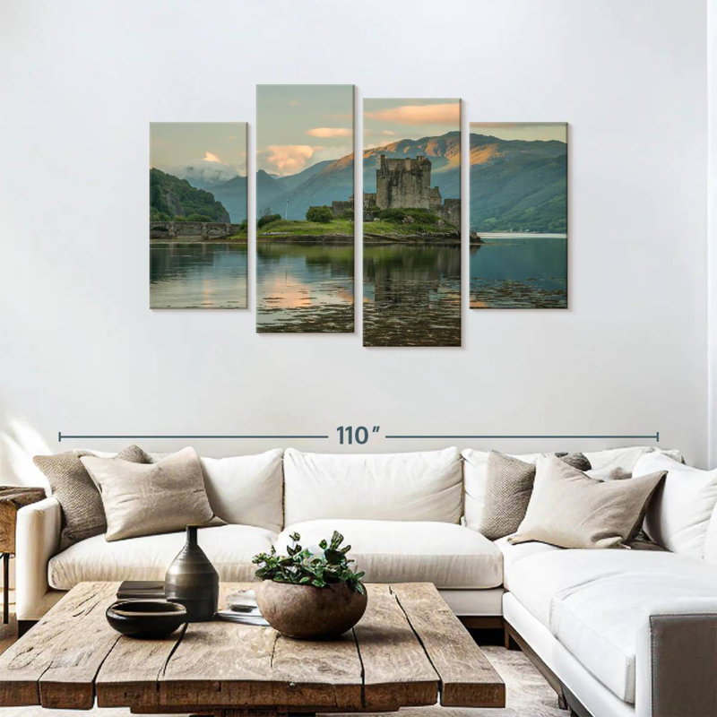 Lilie Eilean Donan Castle West, H 48 po x l 75 po