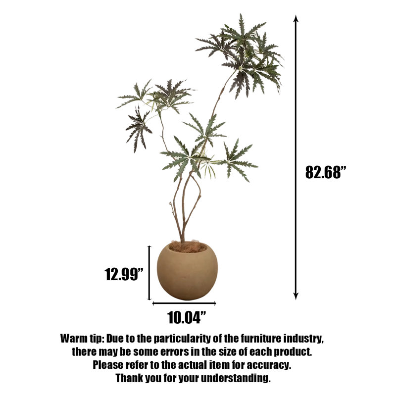 Simulation de bois de paon Wabi-Sabi, Crème, crème, H 82,68 po x l 10,04 po x P 10,04 po