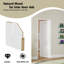 Interior Pantry French Doors - White Louvers Design Standard Door Slab Prefinished Solid Core Doors (Without Handle & Frame)-105253091