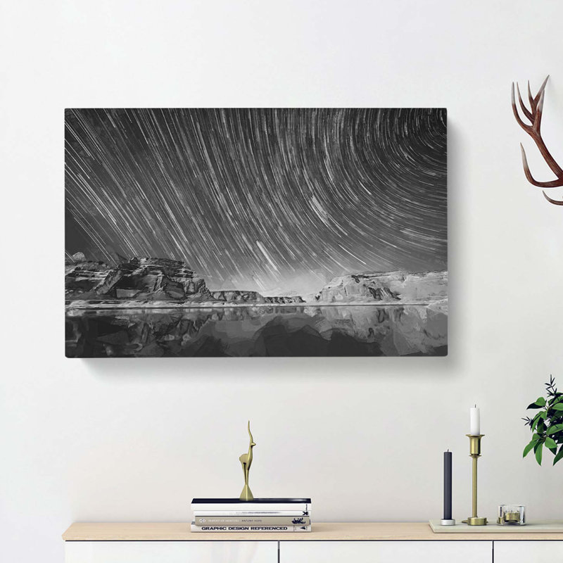 Stars Above Lake Powell - Wrapped Canvas, 60cm H x 91cm W x 3cm D
