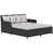 Coussin gris clair / structure noire est en rupture de stock