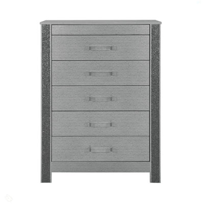 Commode argent Lorenzo