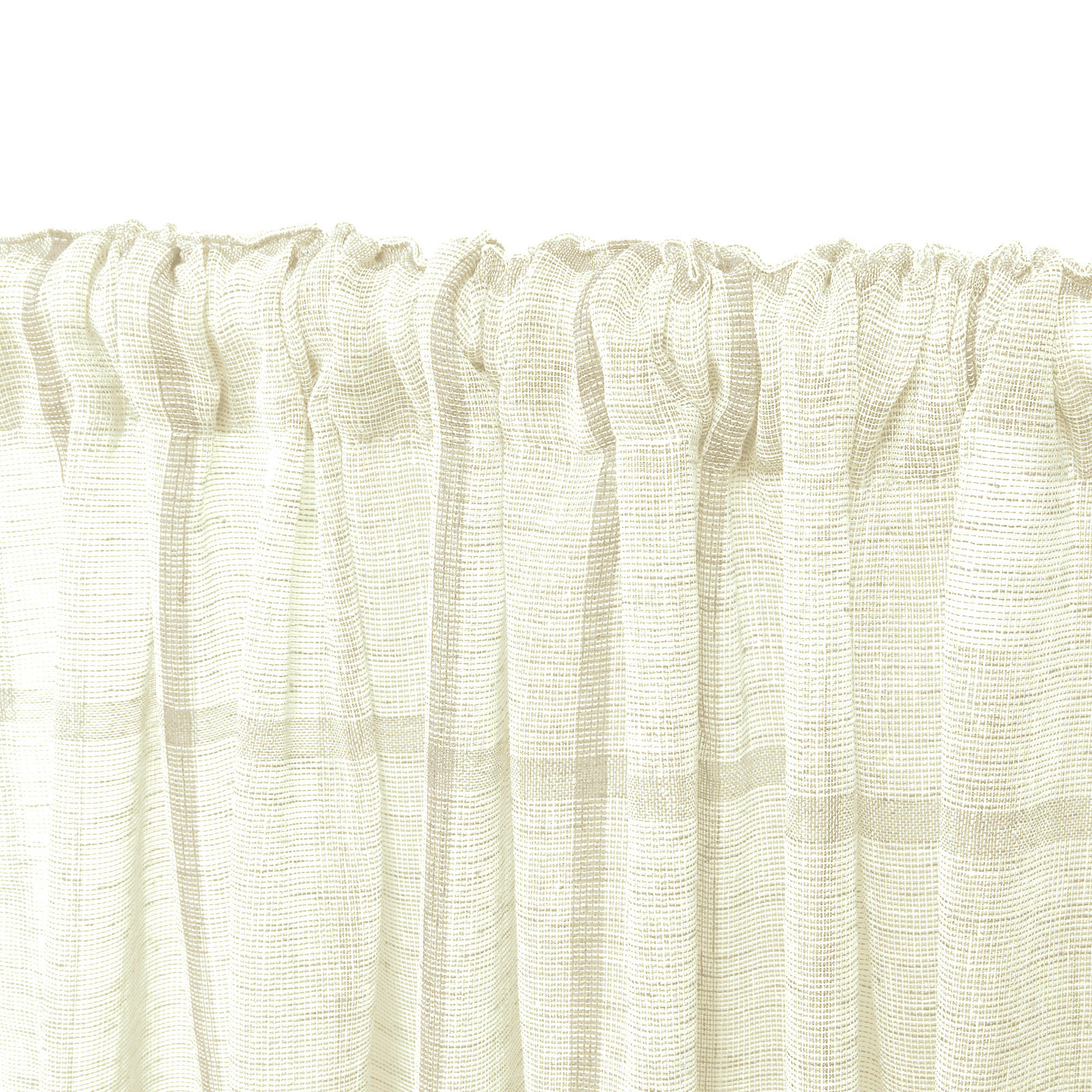 Lauren Ralph Lauren Rubin Sheer Curtain Panel, Beige, 54" x 108"