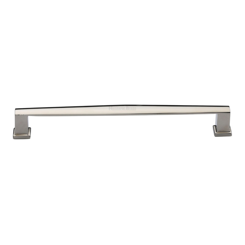 Heritage Brass Heritage Cabinet Pull Vintage Design, Polished Chrome, 222cm L x 18cm W
