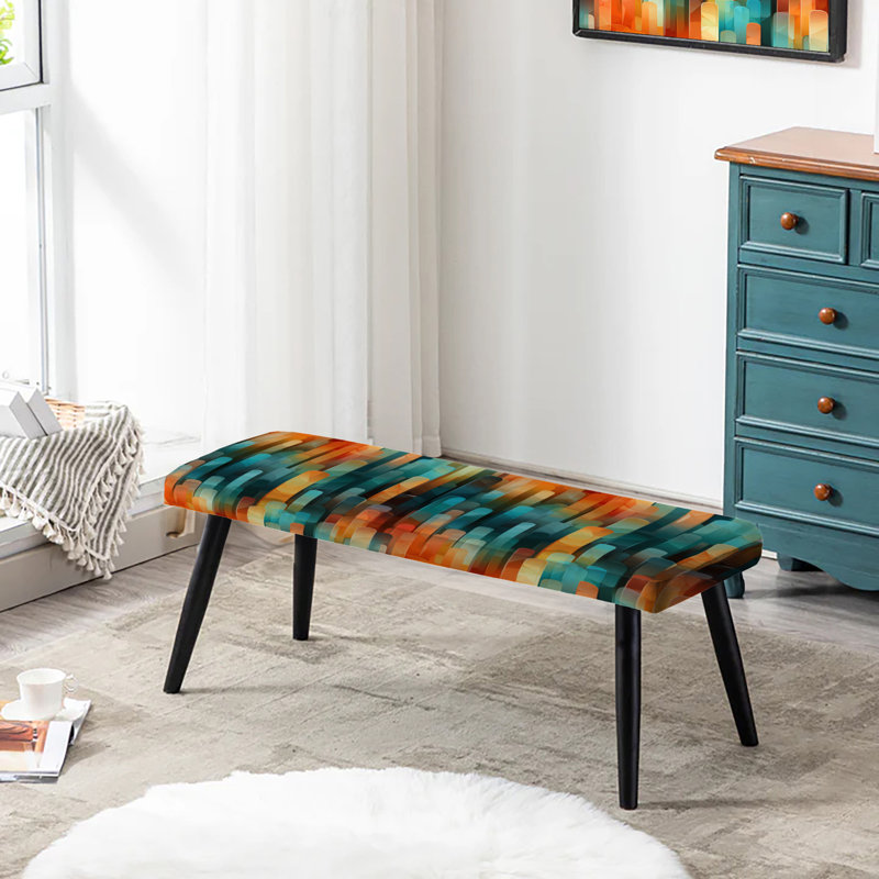 Banc rembourré noir Bachelder Bachelder