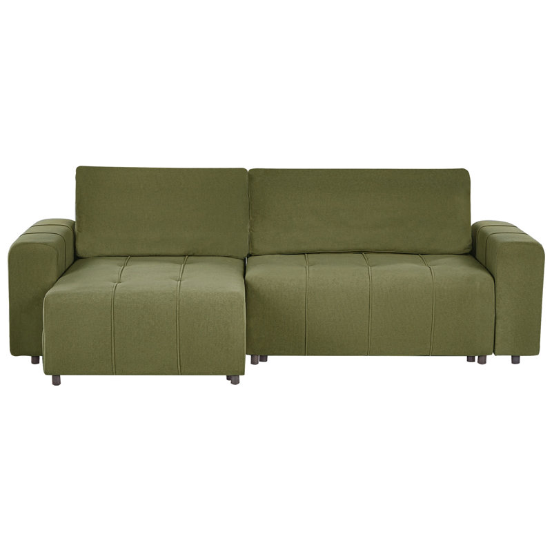 INNVIK 3 Seater Sofa Bed, Left Hand Facing, Green