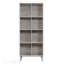 Bibliothèque à 4 niveaux en bois avec pieds durables, design moderne pour un rangement organisé et élégant dans n'importe quelle pièce