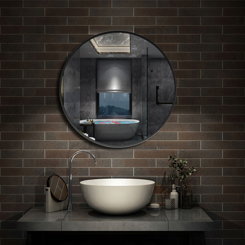 Hyginos Round Mirror, 70cm H x 70cm W