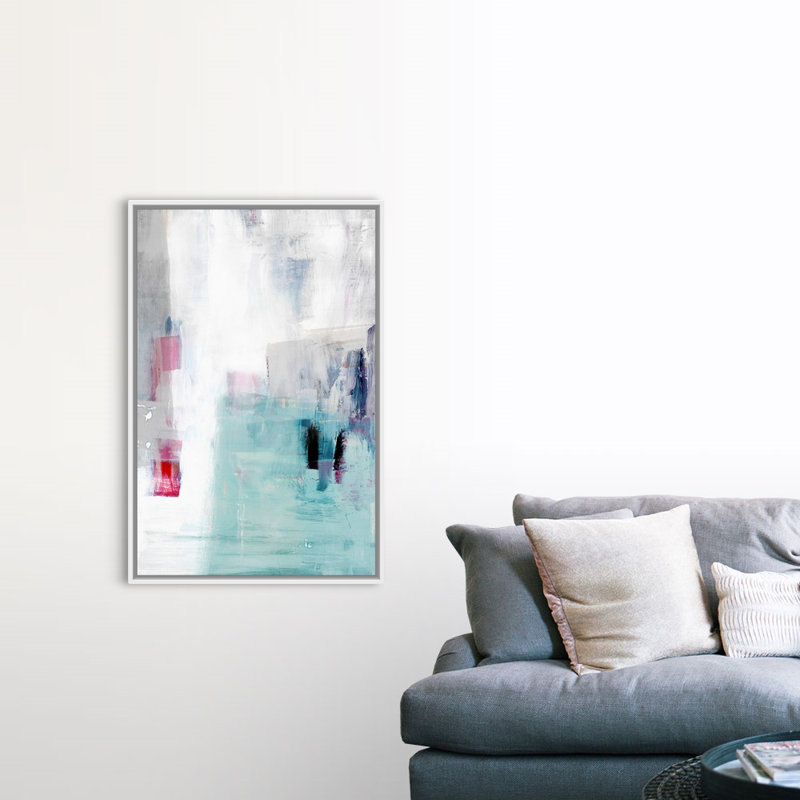 «Daydreaming I» par Isabelle Z - reproduction d'art sur toile, H 50 po x l 34 po x P 1,75 po, Toile encadrée flottée blanche