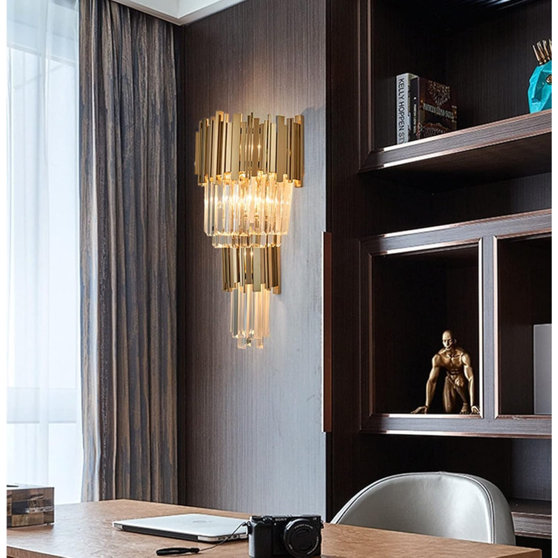 Bertu Steel Flush Mounted Sconce