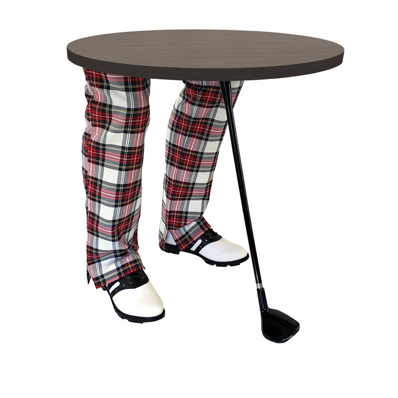 Table de bout abstraite, Argent