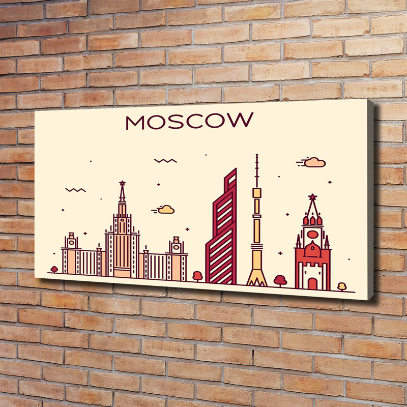 Moscow Buildings - Wrapped Canvas Print
