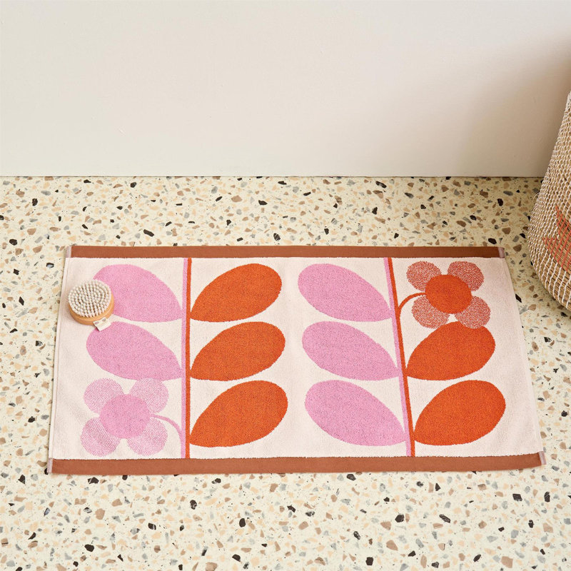 Stem Bloom Duo Blush 50x90 Bath Mat