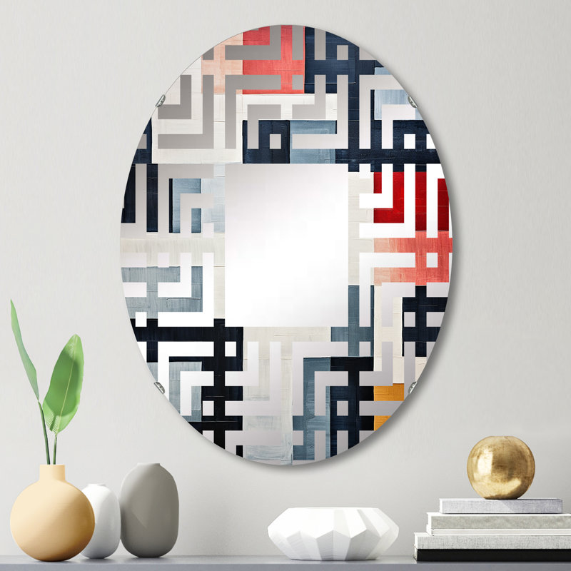 Aariah Oval Mirror, L 20 po x H 30 po